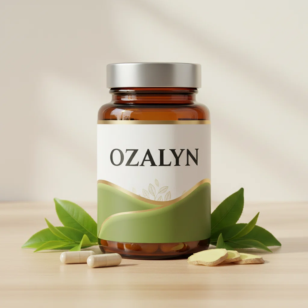 Ozalyn-ravintolisäpurkki, violetti, 60 kapselia